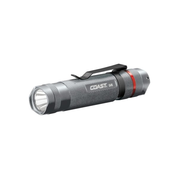 Coast Cutlery G45 385 lm Silver LED Flashlight AAA Battery TT7345SCP